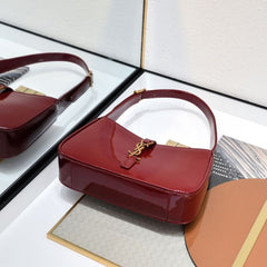 (Pre-Order)YSL Women's Red Patent Leather
Top-Handle Bag (Replica)