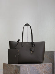 (Pre-Order) Saint Laurent Shopping Tote with Gold YSL Charm (Replica)