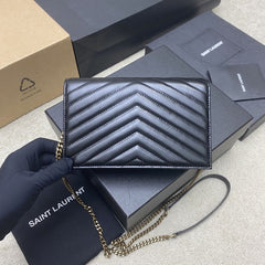 (Pre-Order) YSL Quilted Chevron Crossbody (Replica)