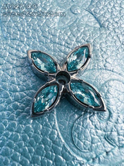 (Pre-Order) Louis Vuitton Blue Blossom Compact Wallet (Replica)