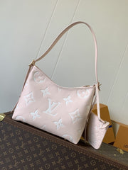 (Pre-Order) Louis Vuitton CarryAll PM – Light Pink Monogram Empreinte Leather (Replica)