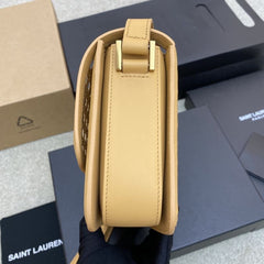 (Pre-Order) YSL Medium Kate Cane Weave Crossbody – Tan (Replica)