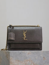 (Pre-Order) YSL Saint Laurent Sunset Small YSL Lizard (High Quality Replica)