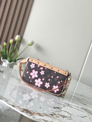 (Pre-Order) Louis Vuitton Cherry Blossom Pochette – Monogram Canvas (Replica)