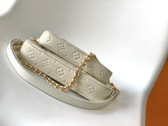 (Pre-Order) Louis Vuitton Multi Pochette Accessoires – Empreinte Leather (Cream) (Replica)
