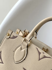 (Pre-Order) Louis Vuitton OnTheGo PM – Beige/Coffee Monogram (Replica)