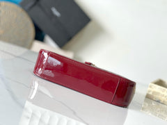 (Pre-Order)
YSL Le 5 À 7 Glossy Patent Shoulder Bag Red (25CM) (Replica)