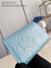 (Pre-Order) Louis Vuitton Blue Blossom Compact Wallet (Replica)