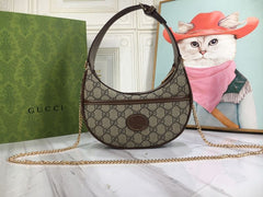 (Pre-Order) Gucci Ophidia GG Crescent Shoulder Bag (Replica)