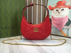 (Pre-Order) Gucci GG Marmont Mini Crescent Bag (Replica)