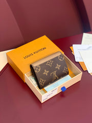 (Pre-Order) Louis Vuitton Monogram Mini Wallet (Beige Flap) (Replica)