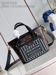 (Pre-Order) Louis Vuitton Neverfull 24 Bandoulière Inside-Out – Monogram Canvas & Leather Combo (Replica)