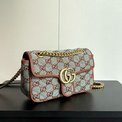 (Pre-Order) Gucci Mini GG Marmont Shoulder Bag (Replica)