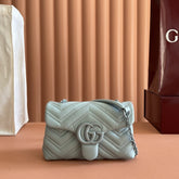 (Pre-Order) Gucci GG Marmont matelassé leather super mini bag (Replica)