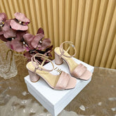 (Pre-Order) Christian Dior-Inspired Block Heel Sandals (Replica)