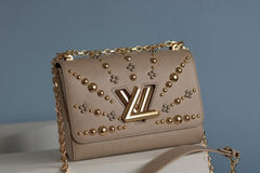 (Pre-Order) Louis Vuitton Twist Handbag Studded EPI Leather mm (Replica)