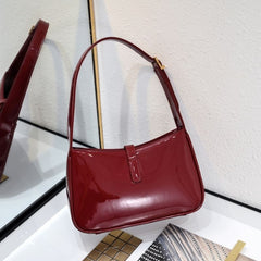 (Pre-Order)YSL Women's Red Patent Leather
Top-Handle Bag (Replica)