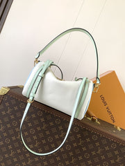 (Pre-Order) Louis Vuitton Urban Masterpiece Express Handbag – Mint Green & White (26CM) (Replica)
