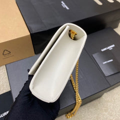 (Pre-Order) YSL Kate Chain Bag – White (20CM) (Replica)