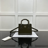(Pre-Order) GUCCI Special Edition Forest Green Leather
Cabinet Bag (Replica)