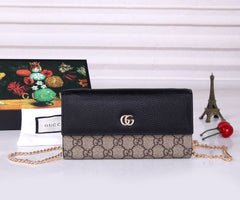 (Pre-Order) Gucci GG Supreme Chain Wallet (Replica)