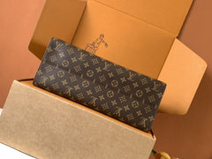 (Pre-Order) Louis Vuitton OnTheGo MM – Monogram Canvas (Brown Handles) (Replica)