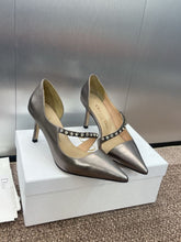 (Pre-Order) Christian Dior-Inspired Rhinestone Strap Heels (Replica)