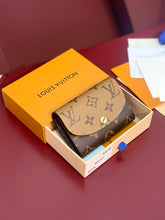 (Pre-Order) Louis Vuitton Monogram Coin & Card Mini Wallet (Beige Flap) (Replica)