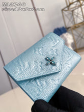 (Pre-Order) Louis Vuitton Blue Blossom Compact Wallet (Replica)