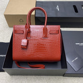 (Pre-Order) Saint Laurent Sac De Jour – Crocodile-Embossed (Small) (Replica)