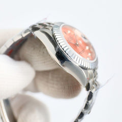 (Pre-Order) Rolex Datejust 28mm – Salmon Pink Diamond Dial (Replica)
