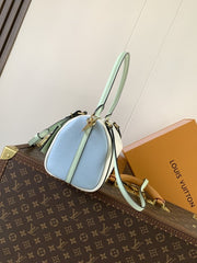 (Pre-Order) Louis Vuitton Urban Masterpiece Express Handbag – Mint Green & White (26CM) (Replica)