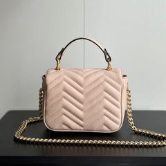 (Pre-Order) Gucci GG MARMONT MINI TOP HANDLE BAG (Replica)