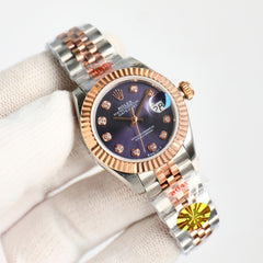 (Pre-Order) Rolex Datejust 28mm – Two-Tone Jubilee Bracelet with Diamond Markers (Replica)