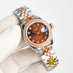 (Pre-Order) Rolex Datejust 28mm – Two-Tone Jubilee Bracelet with Diamond Markers (Replica)