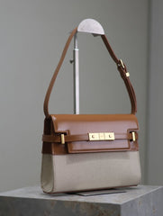 (Pre-Order) YSL Minimalist Caramel Cowhide Manhattan
Baguette Bag (Replica)