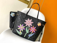 (Pre-Order) Louis Vuitton Neverfull MM – Floral Embossed Limited Edition (Replica)
