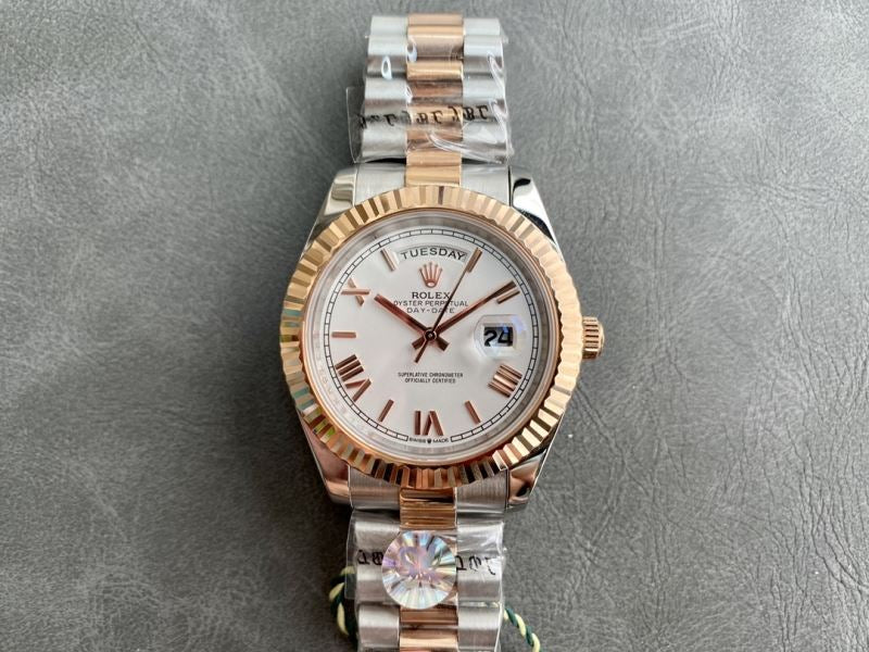 (Pre-Order) Rolex Day-Date Two-Tone White Dial 40MM (Replica)