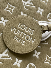 (Pre-Order) Louis Vuitton OnTheGo MM – Khaki Beige Monogram (Replica)