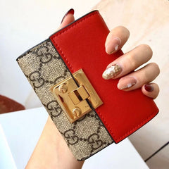 (Pre-Order) Gucci GG Monogram Clasp Wallet (Replica)