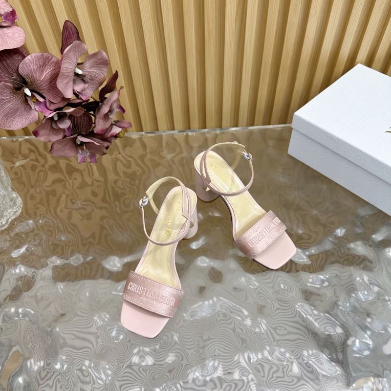 (Pre-Order) Christian Dior-Inspired Block Heel Sandals (Replica)