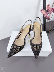 (Pre-Order) Dior J'ADIOR High Heel Bow Backless Sandals (Replica)