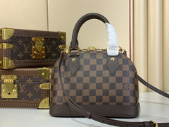 (Pre-Order) Louis Vuitton Alma BB – Damier Ebene Canvas (Replica)