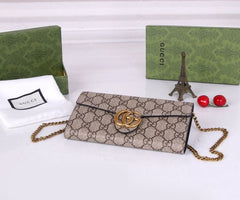 (Pre-Order) Gucci GG Supreme Canvas Chain Wallet (Replica)