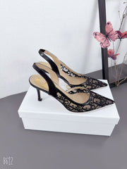 (Pre-Order) Dior J'ADIOR High Heel Bow Backless Sandals (Replica)