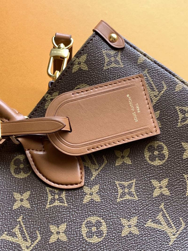 (Pre-Order) Louis Vuitton OnTheGo MM – Monogram Canvas (Brown Handles) (Replica)