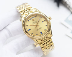 (Pre-Order) Rolex Day-Date Style Watch – Gold Stainless Steel – 42MM (Replica)