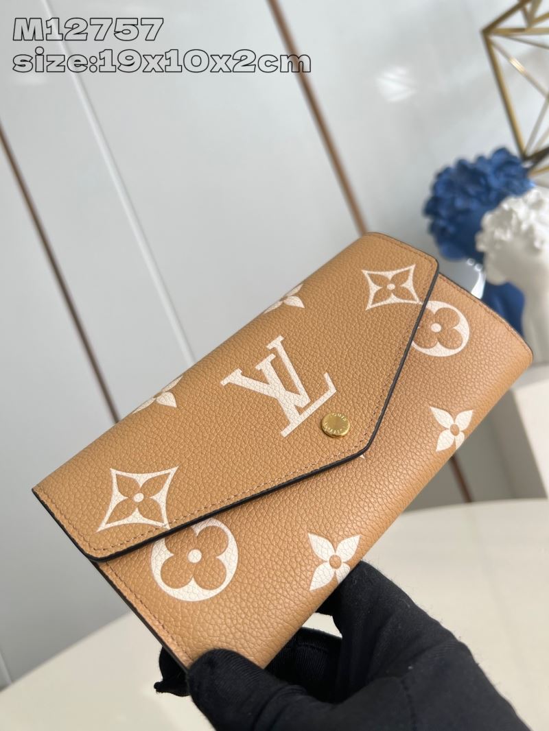 (Pre-Order) LV Inspired Monogram Wallet – Camel & White (Replica)
