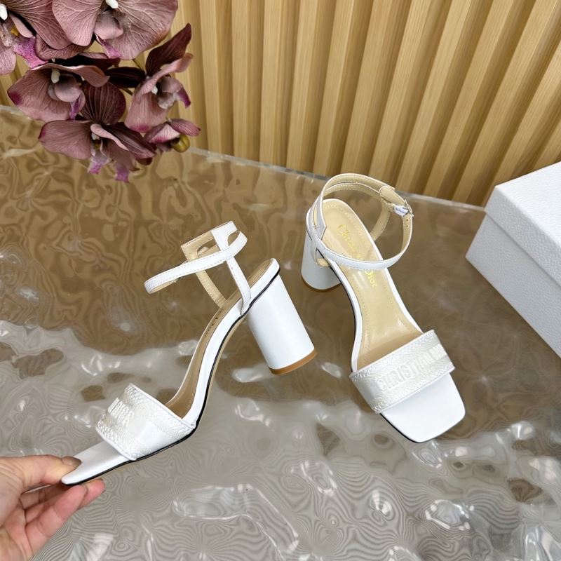 (Pre-Order) Christian Dior-Inspired Block Heel Sandals (Replica)