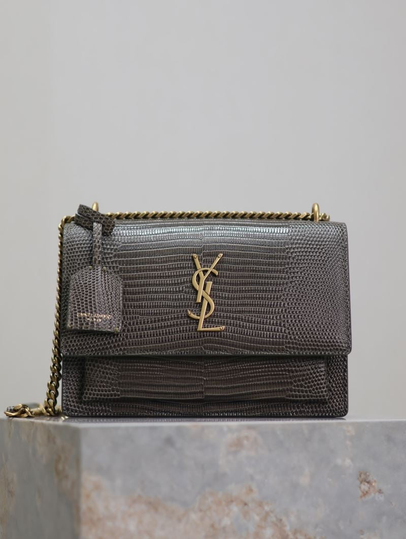 (Pre-Order) YSL Saint Laurent Sunset Small YSL Lizard (High Quality Replica)